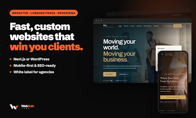 build a fast custom business website in nextjs or wordpress