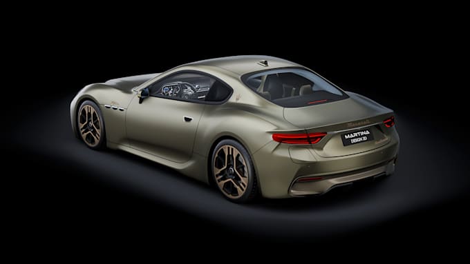 create detailed 3d car model in blender