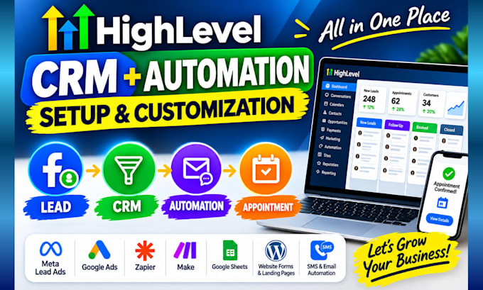 build gohighlevel funnels, workflows, and appointment booking systems