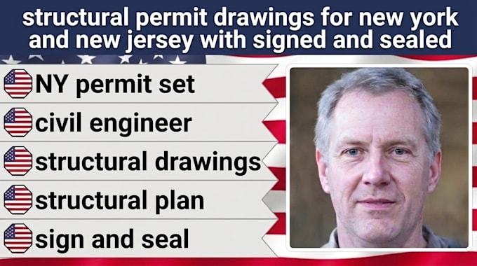 do structural permit drawings for new york and new jersey with signed and sealed