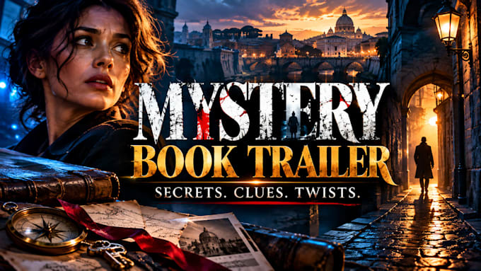 create a cinematic ai book trailer for your mystery thriller