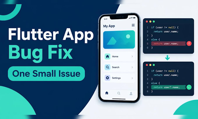 fix bug or UI issue in your flutter app