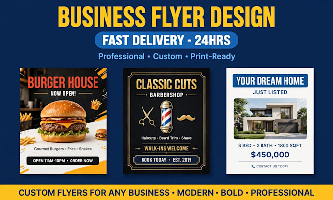 design modern business flyer and corporate flyer