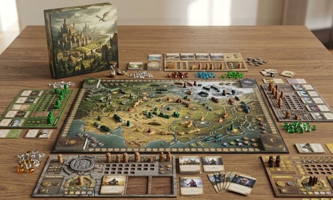Board game design tcg game deck card game design tarrot card trading ...