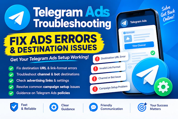 fix rejected telegram ads, fix telegram ads approval, telegram ad rejection,