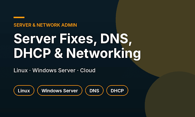 fix linux and windows server, dns and dhcp issues