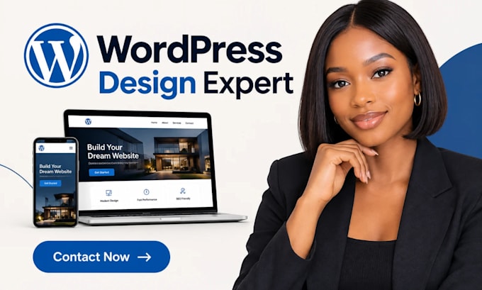 design wordpress website using elementor pro redesign elementor pro website