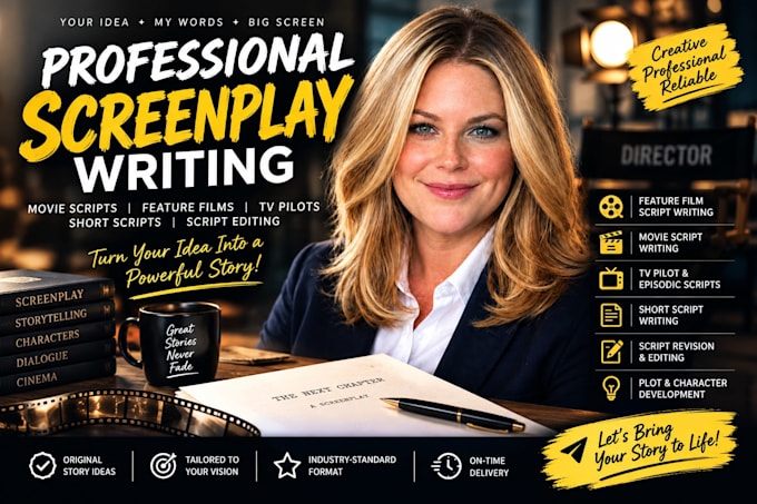 movie script screenplay feature film script script writing short script tv pilot