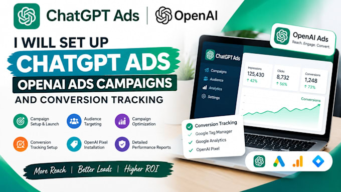 set up chatgpt ads, openai ads campaigns, and conversion tracking