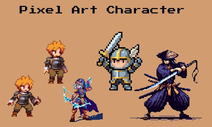 Pixel-art-charakter erstellen, pixel-art-animation, sprite sheets, 2d ...
