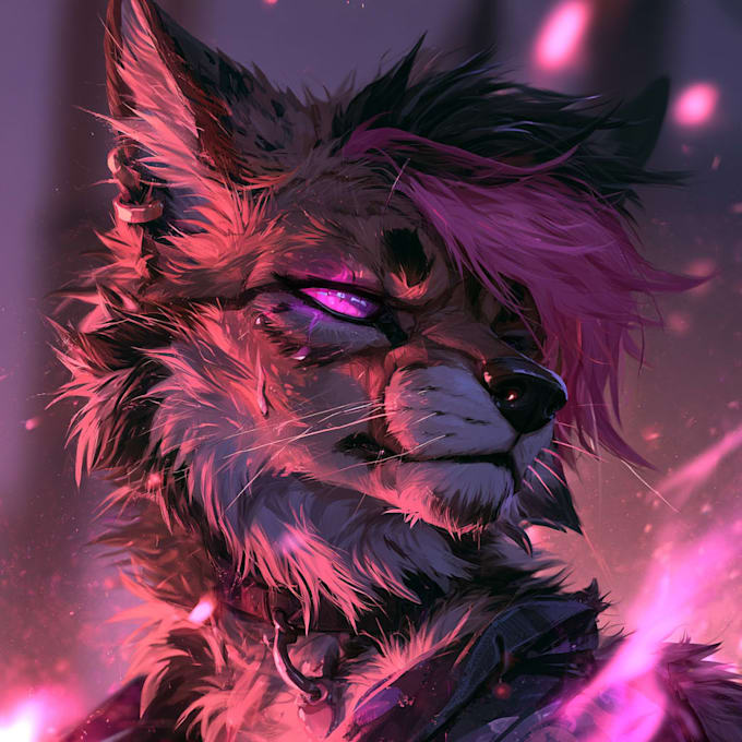 create cute furry character art and digital illustrations