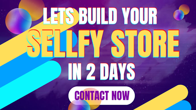 set up and design your sellfy ecommerce website