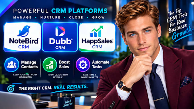 setup and automate notebird dubb happsales oa mobile lead docket breakcold CRM