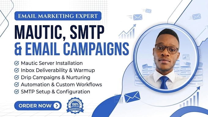 setup self hosted mautic with SMTP, email automation and campaigns