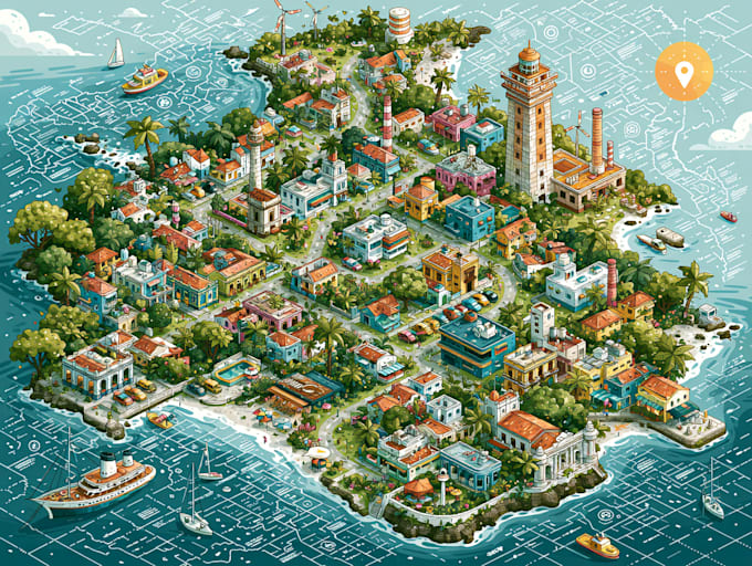 map illustration vector illustration vector map