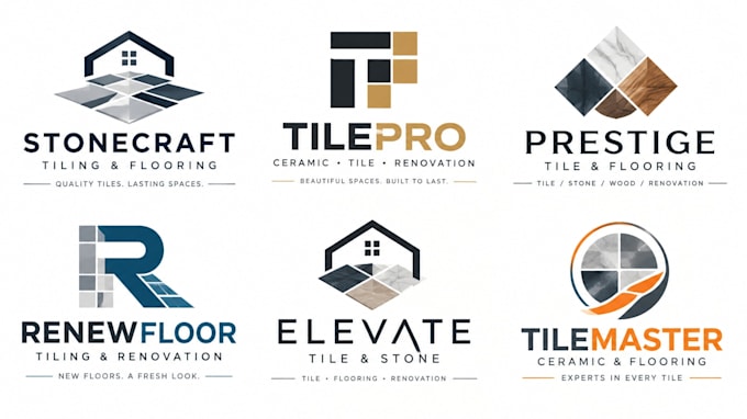 design a professional tiling, flooring, ceramic, renovation tile logo