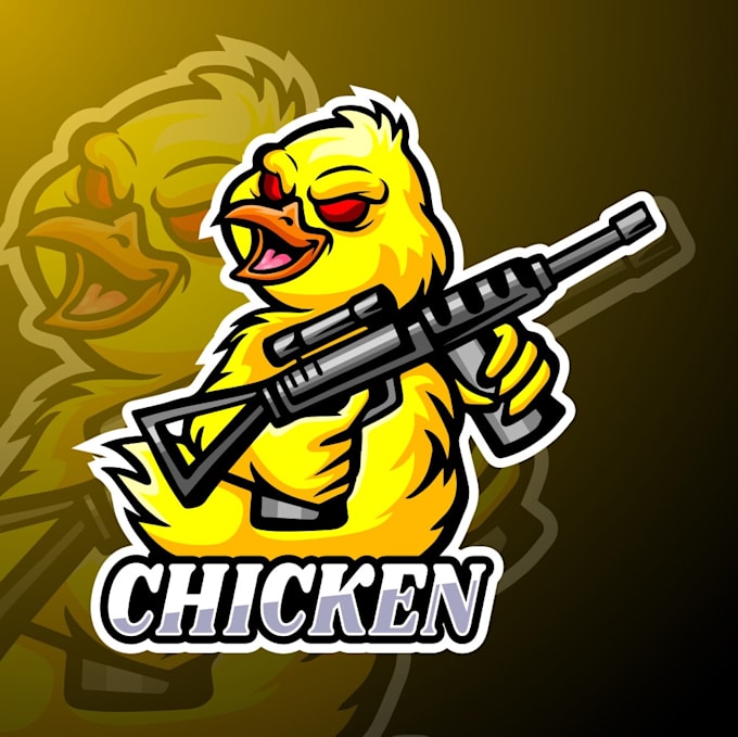 design superb modern chicken logo