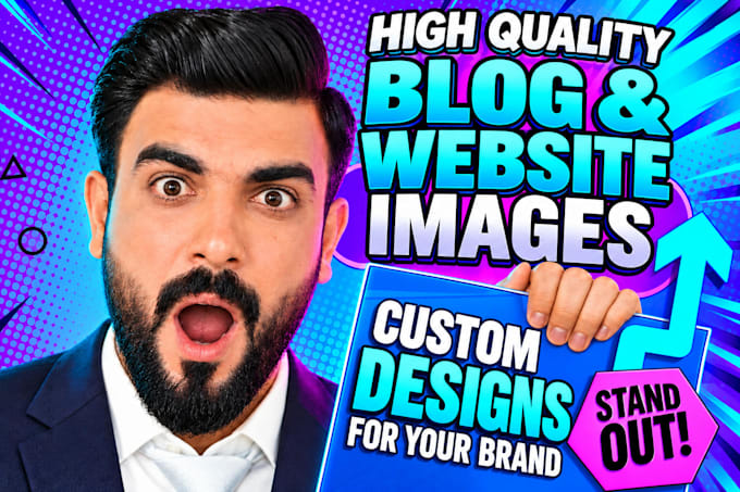 design high quality blog images and website images