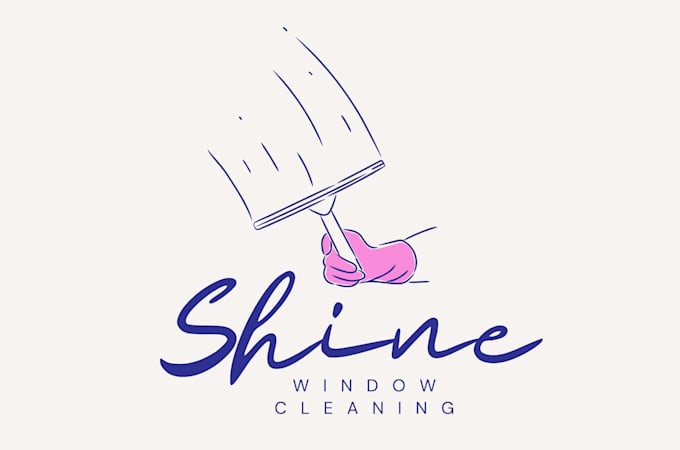 make super creative cleaning maintenance logo