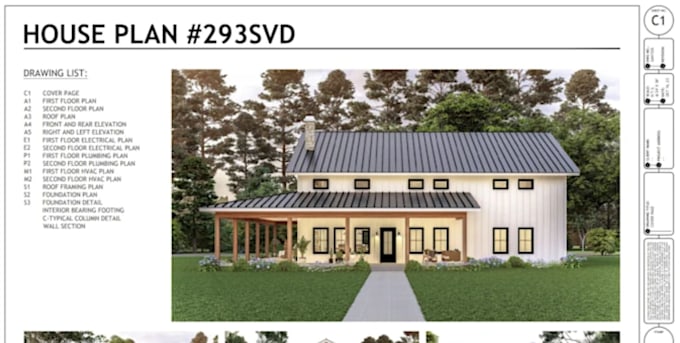 draw barndominium pole plans
