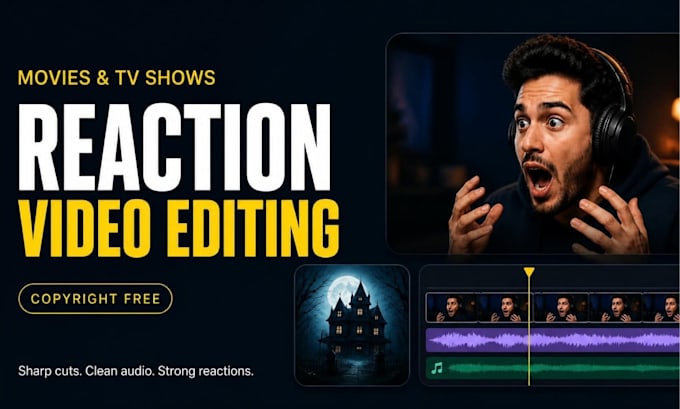 edit reaction videos of movies and shows copyright free