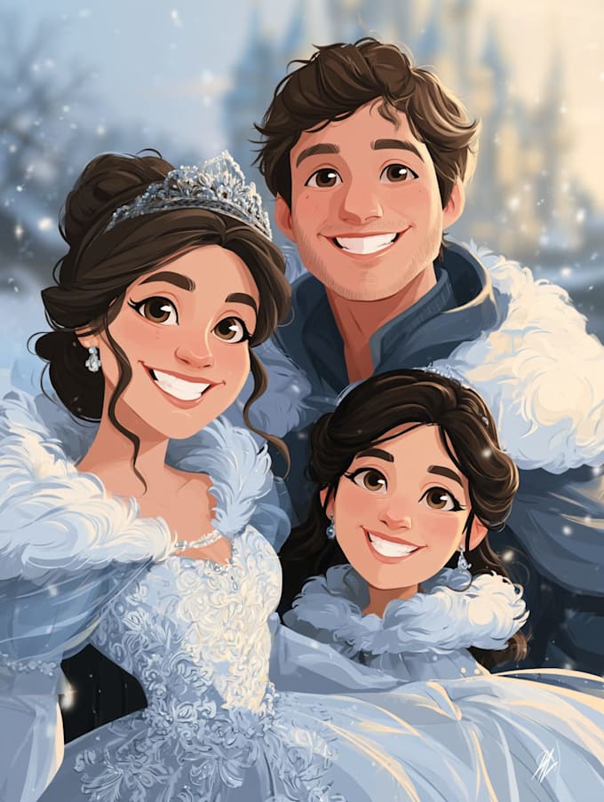 do disney cartoon portrait