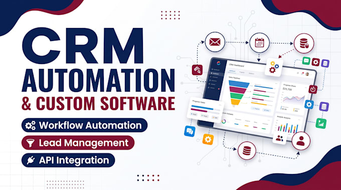 build custom software, CRM automation,sales automation, business workflow system