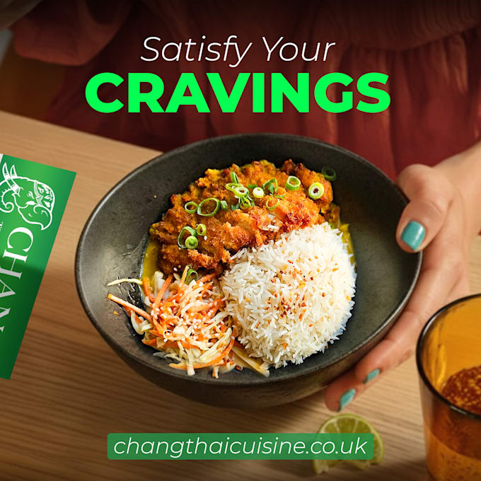 design restaurant social media ads