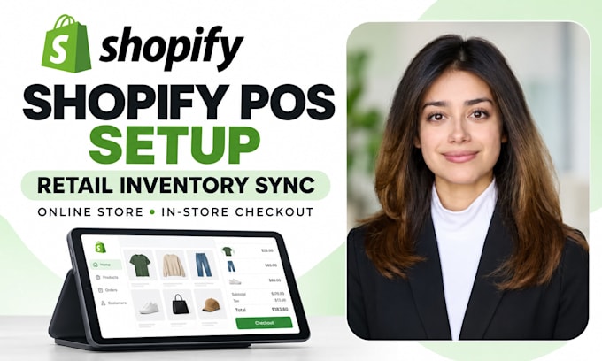 do shopify pos setup and retail inventory sync