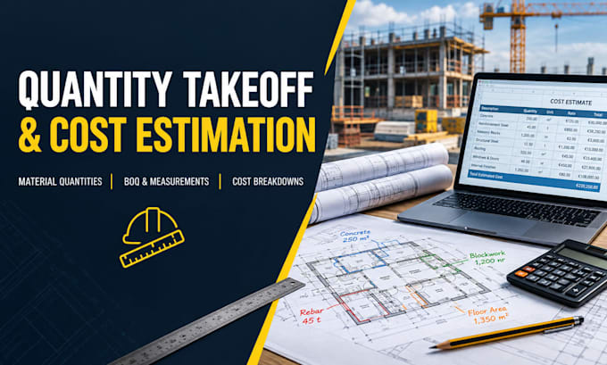 doing construction quantity takeoff and cost estimation