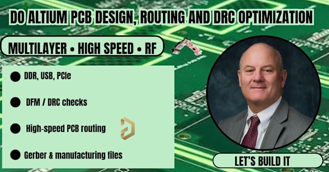 do altium pcb design, routing and drc optimization