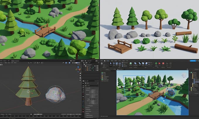 custom roblox environment assets roblox trees, rocks, nature, assets map assets