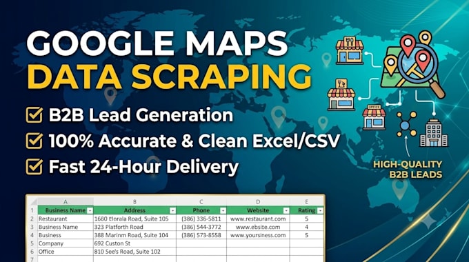 do google maps data scraping and b2b lead generation