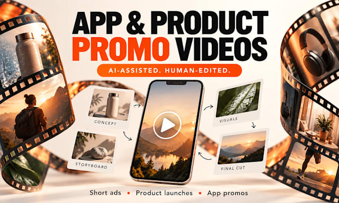 create a ai product video or app promo