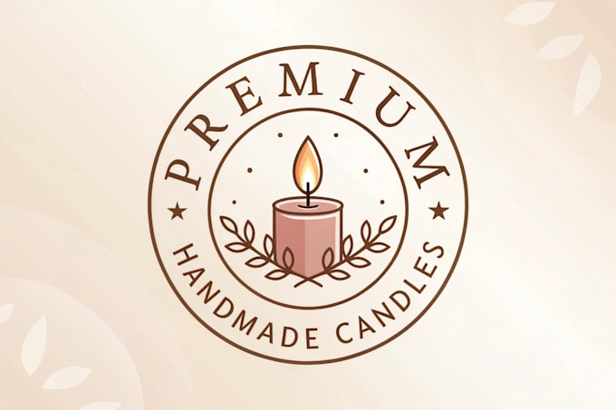 design premium candle labels and packaging