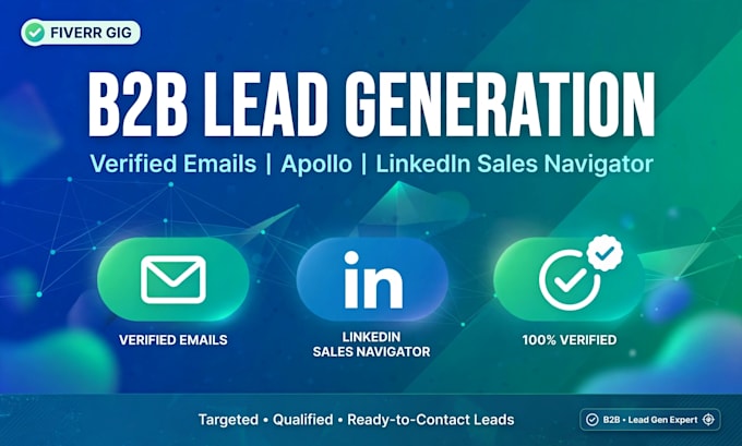 b2b lead generation with owner name, phone, verified email