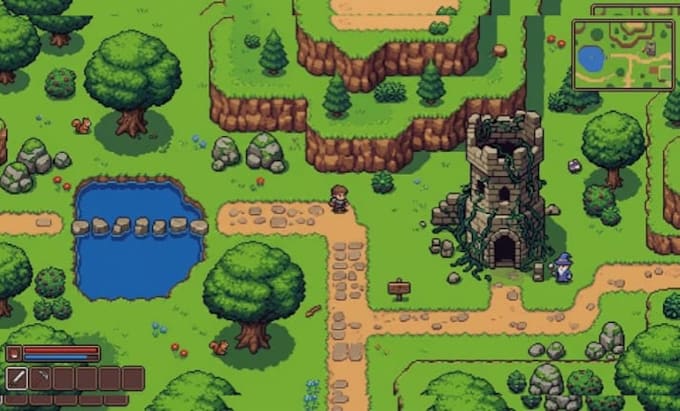 Do pixel art tileset background rpg game asset environment tiles by ...
