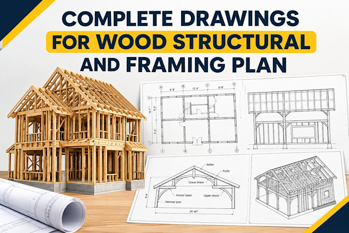 create permit ready residential construction drawings, framing and details