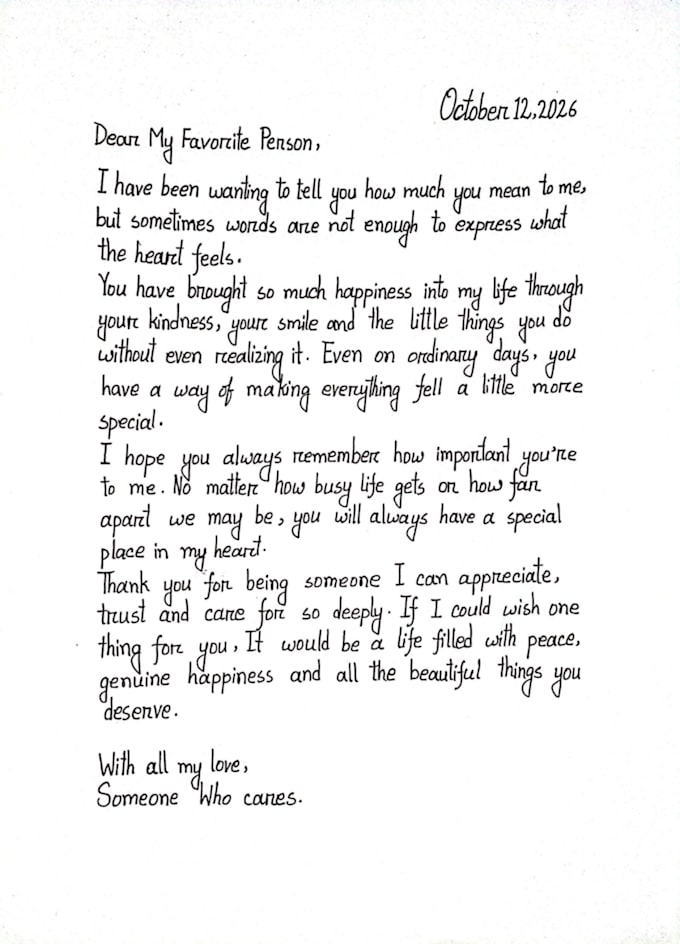 handwrite your text in neat and elegant handwriting