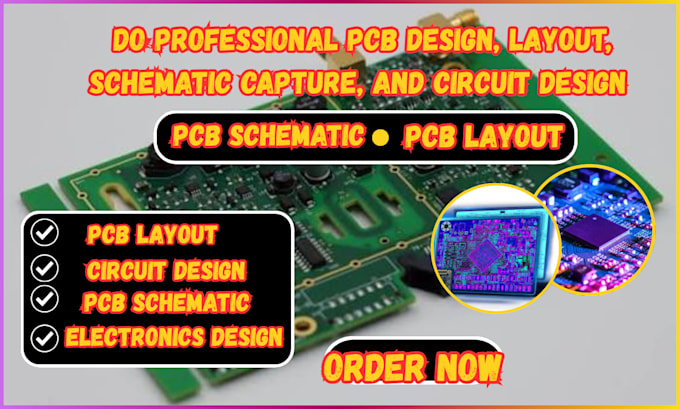 do professional pcb design, layout, schematic capture, and circuit design