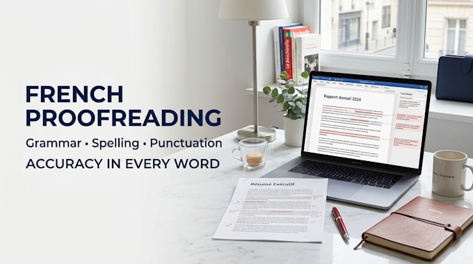 proofread and edit french text