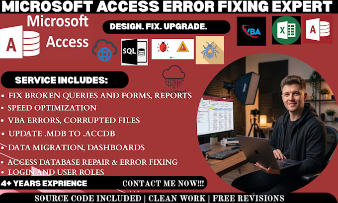 fix your broken ms access database and get it running fast again