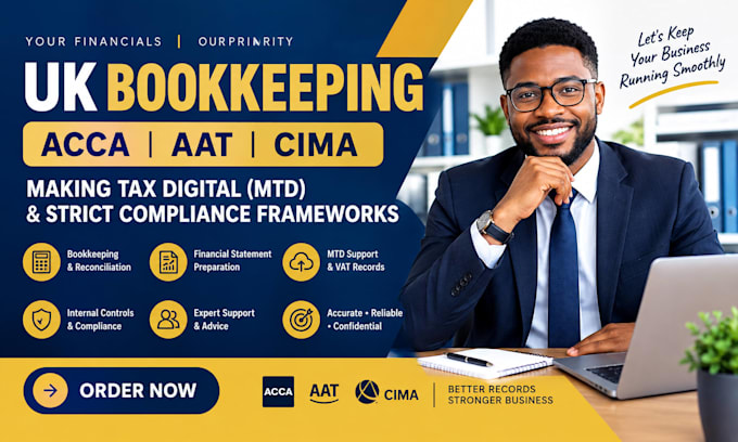 do UK bookkeeping, acca, aat, cima, tax digital and strict compliance frameworks