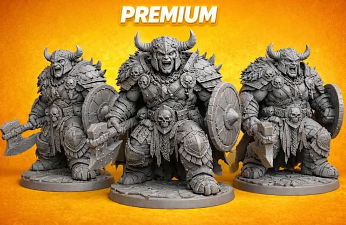do high quality 3d print ready models and sculpts