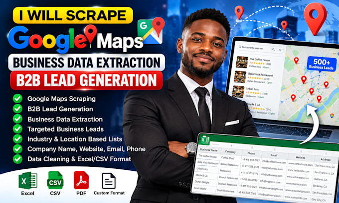 google maps scraping, business extraction, web scraping