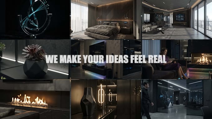 do visualization of lux apartments from ai videoclips