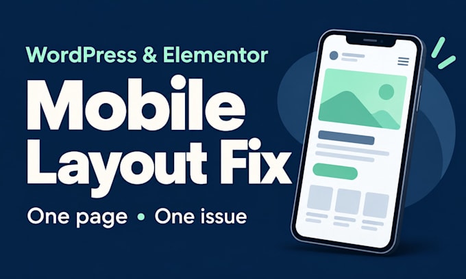 fix one wordpress or elementor mobile layout issue