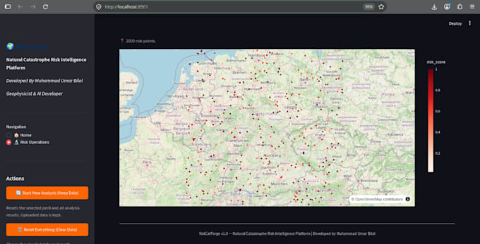 map multi peril geo hazard risk for insurers, developers, ngos