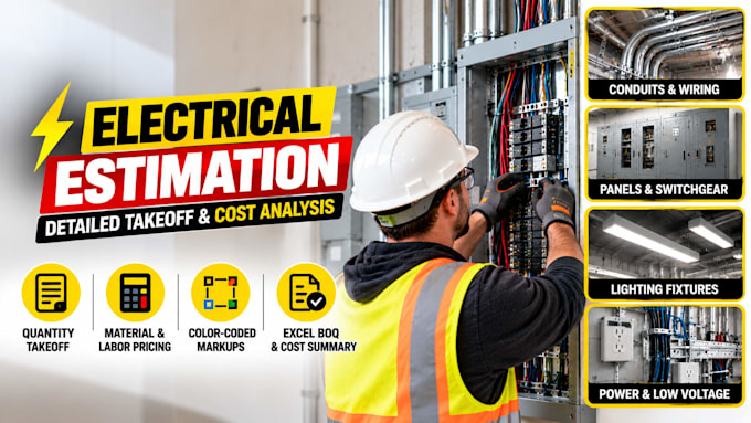 do electrical estimating material takeoff and cost estimation