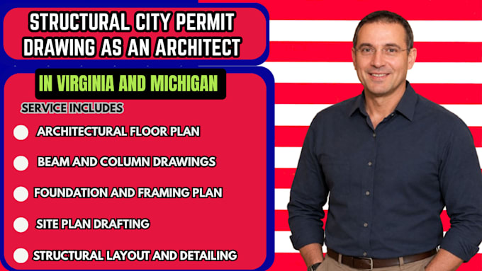do structural engineer city permit drawing set as architect in virginia michigan